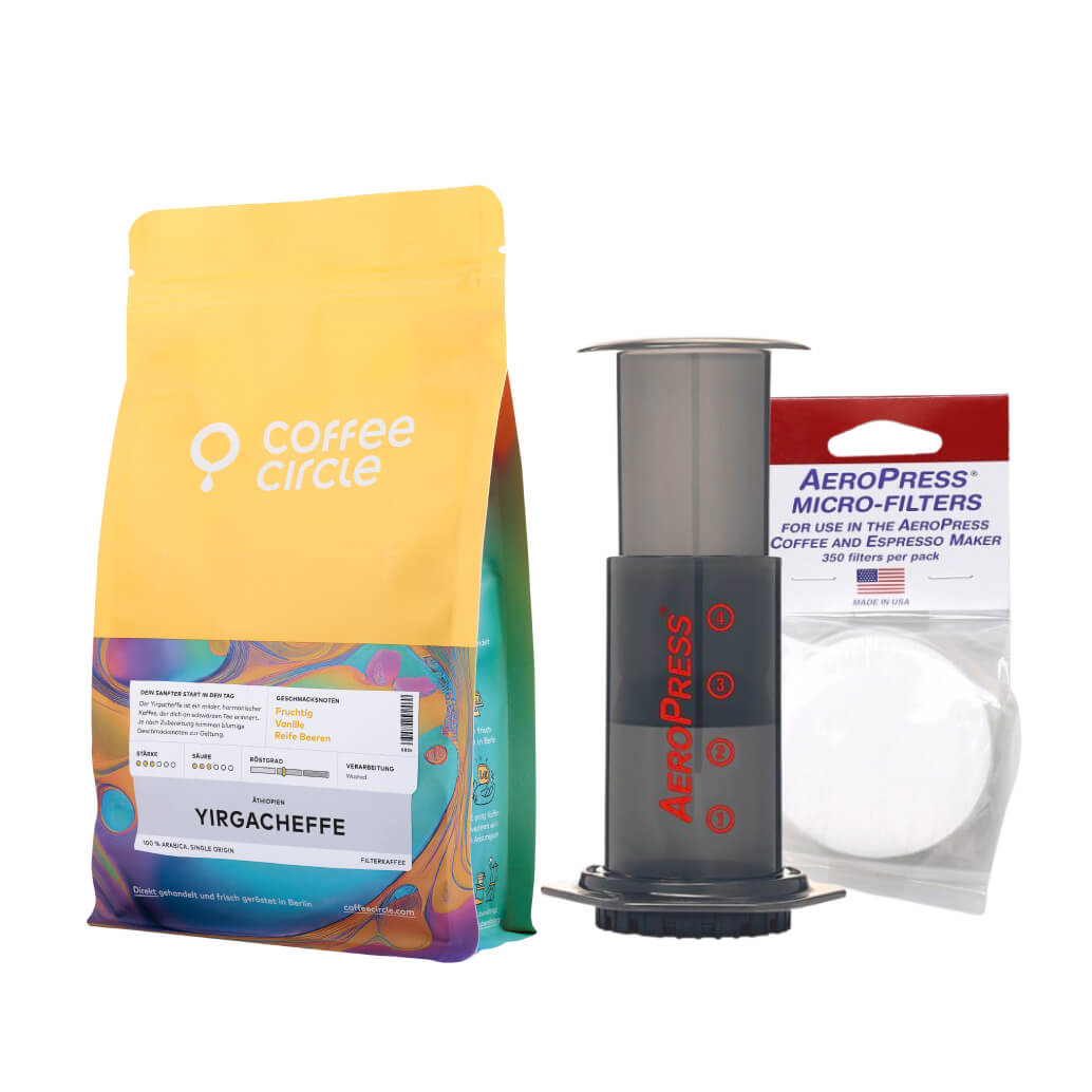 Aeropress & Kaffee im Set
