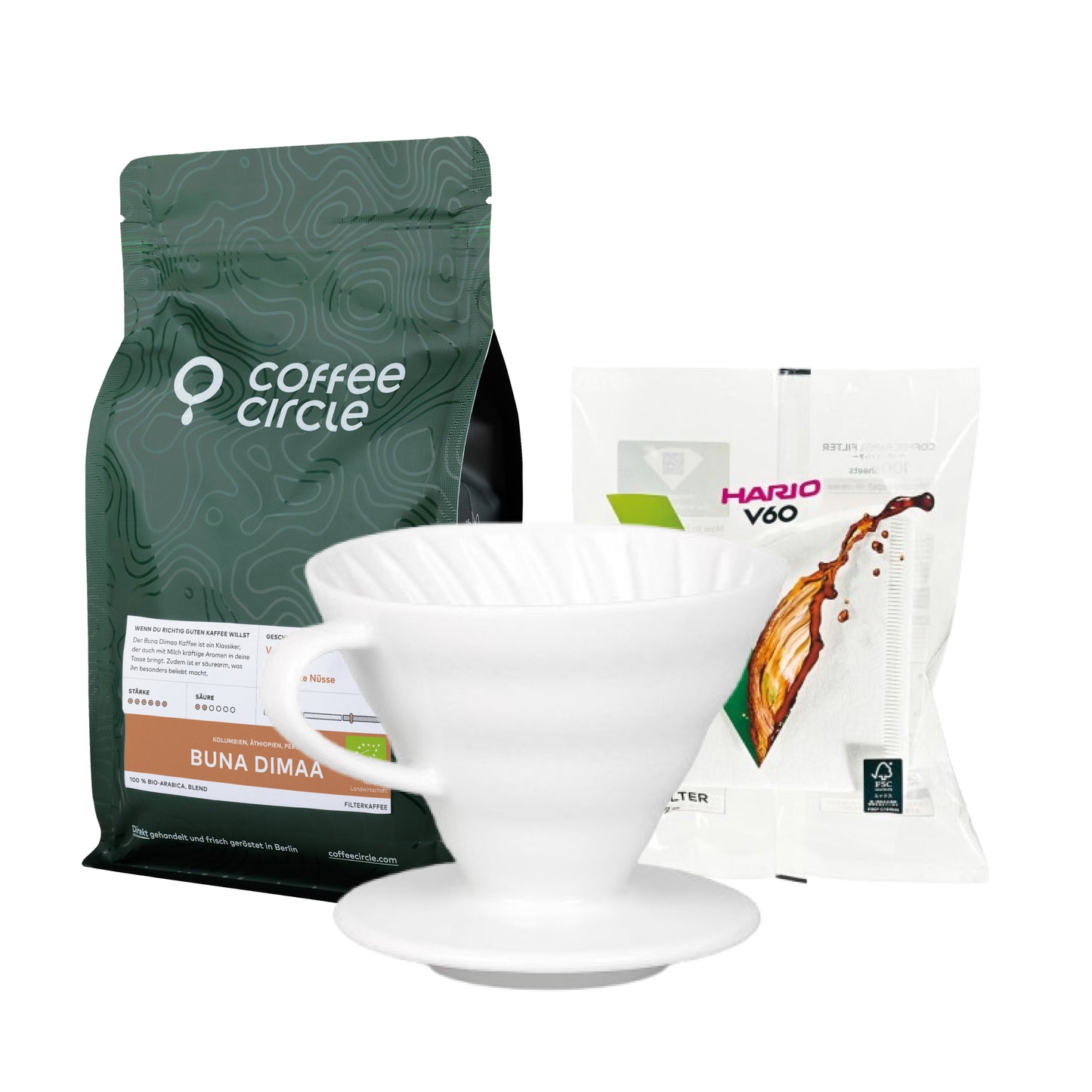 Hario v60 & Coffee in a set