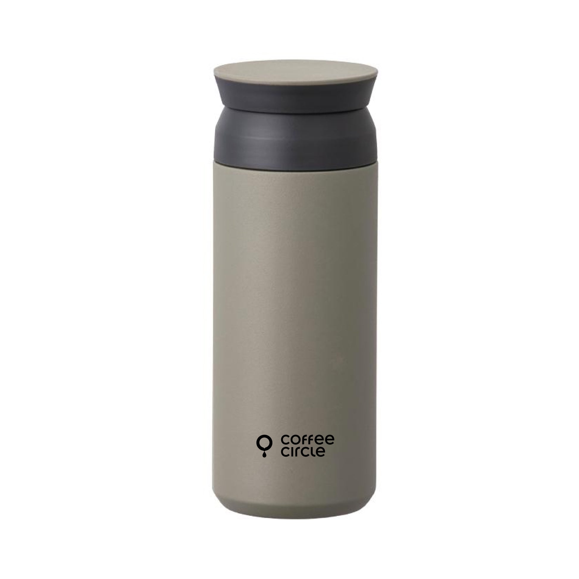 Coffee Circle Travel Tumbler Thermobecher in Khaki mit auslaufsicherem Schraubdeckel und Vakuum-Isolierung