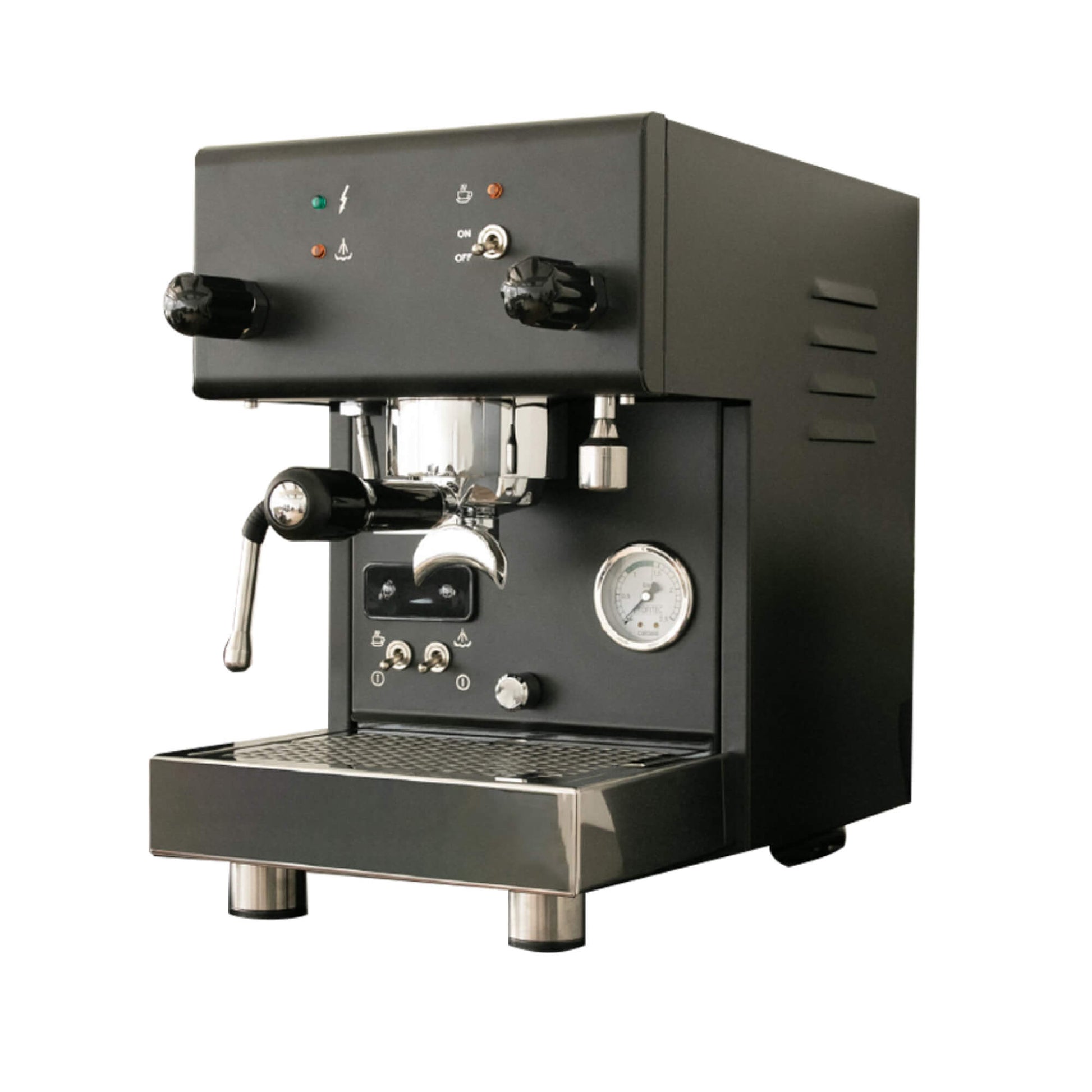 Profitec Pro 300 Espressomaschine in Schwarz mit Dualboiler und PID-Regler für präzise Kaffeezubereitung