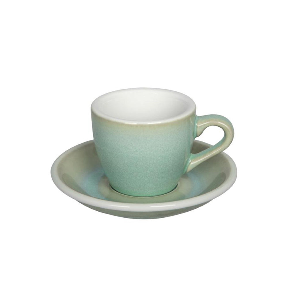 Loveramics Espresso Tasse Porzellan Espressotasse mit Untertasse in verschiedenen Farben, 80 ml