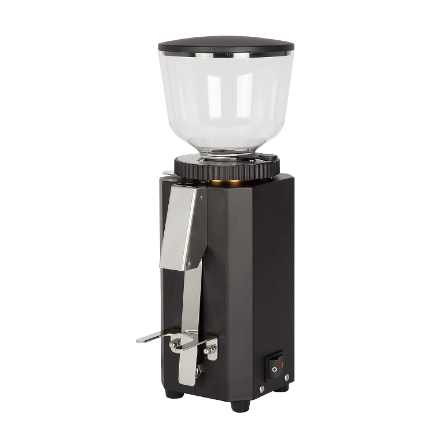 Profitec Pro M54 Espressomühle mit Edelstahlgehäuse und 54 mm Mahlsteinen für präzises Mahlen.