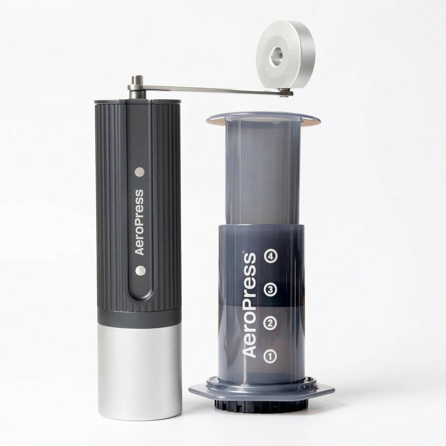 AeroPress Coffee Maker & Grinder Set