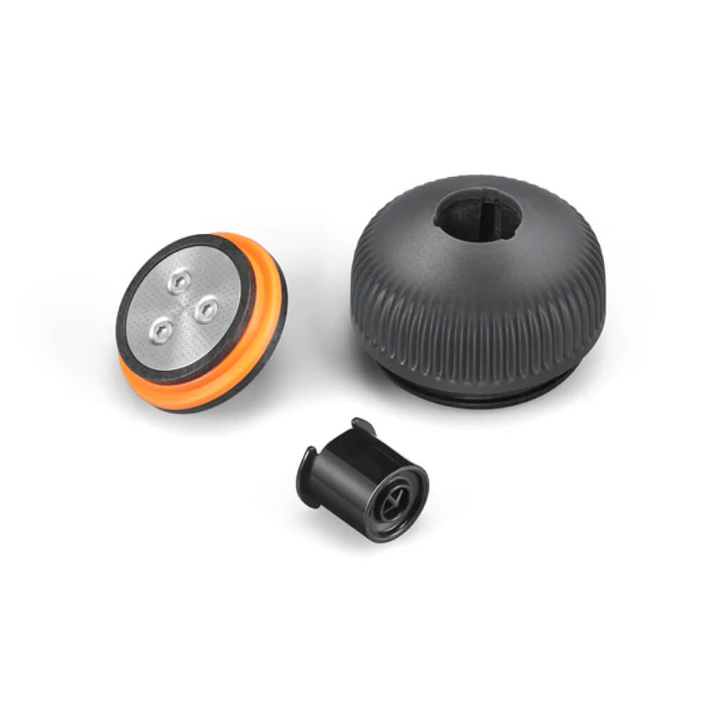 Wacaco Nanopresso Espressozubereiter zerlegbare Teile für einfache Reinigung und stabiles Pumpensystem.