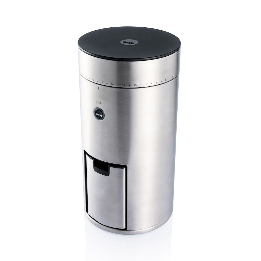 Wilfa Uniform Kaffeemühle aus Edelstahl mit integriertem Mahlwerk und feiner Einstellung für Filterkaffee