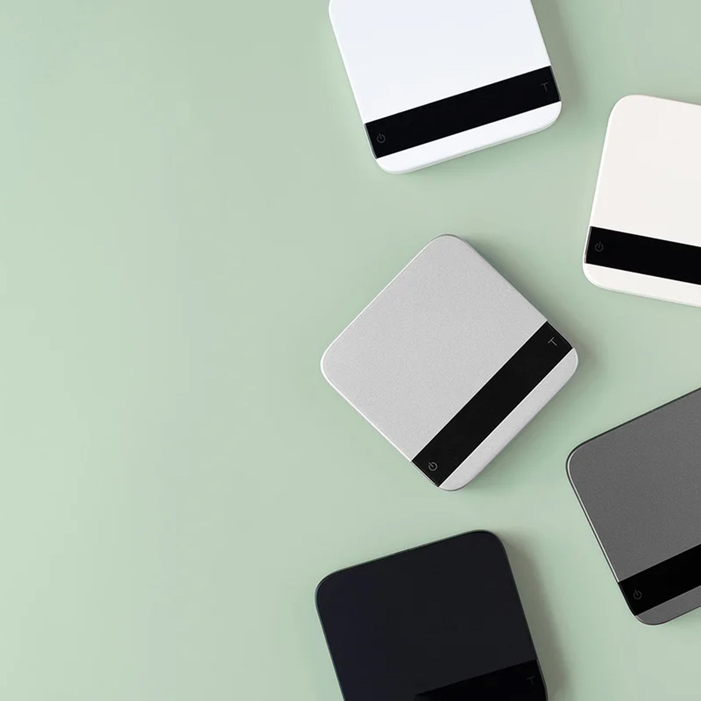 Acaia Lunar - Baristawaage in verschiedenen Farben mit präziser digitaler Feinwaage für Baristas.