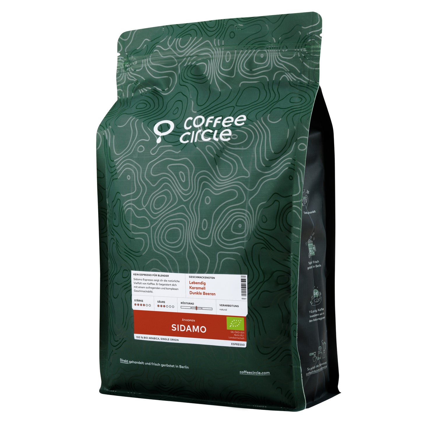 Espresso Sidamo, organic