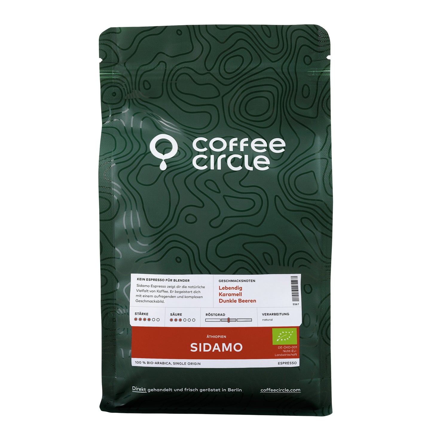 Espresso Sidamo, organic