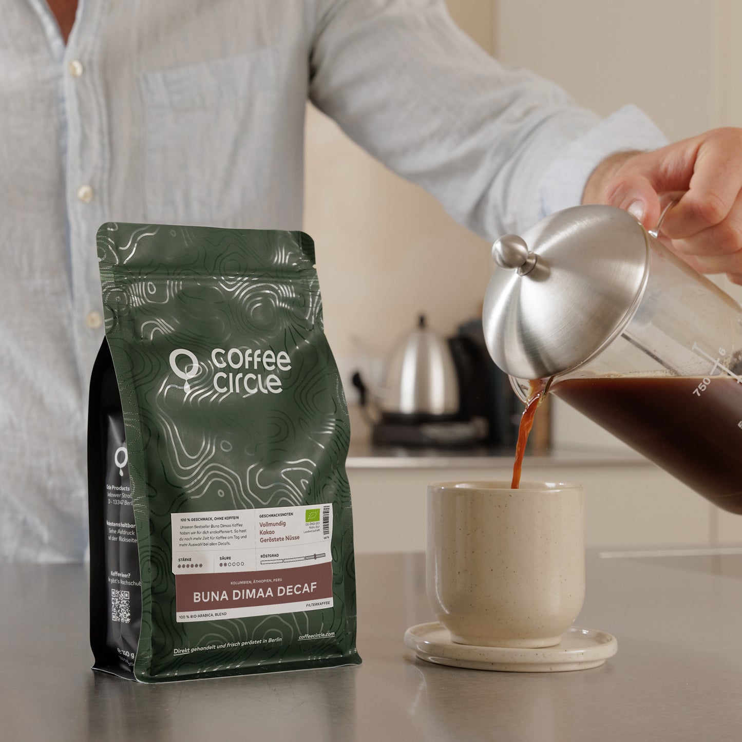 Buna Dimaa Decaf Coffee, organic