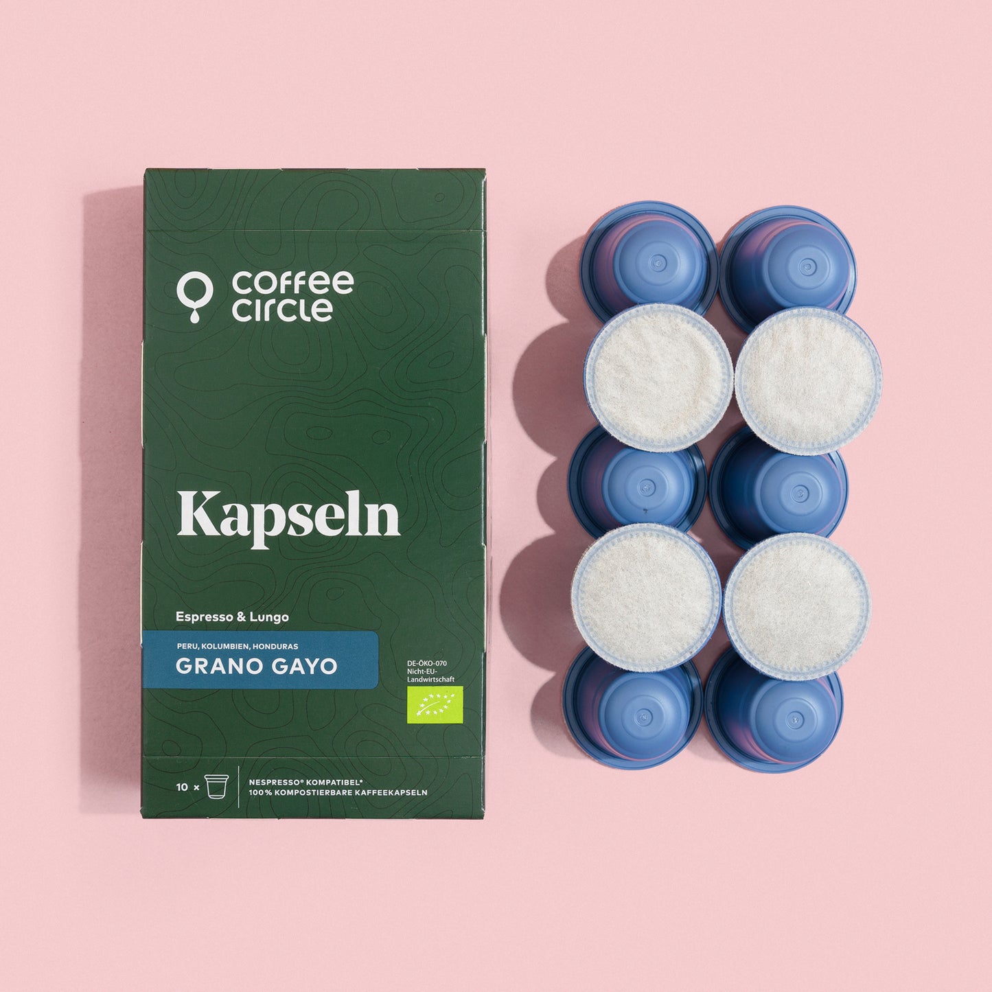 Kaffeekapseln Grano Gayo, bio