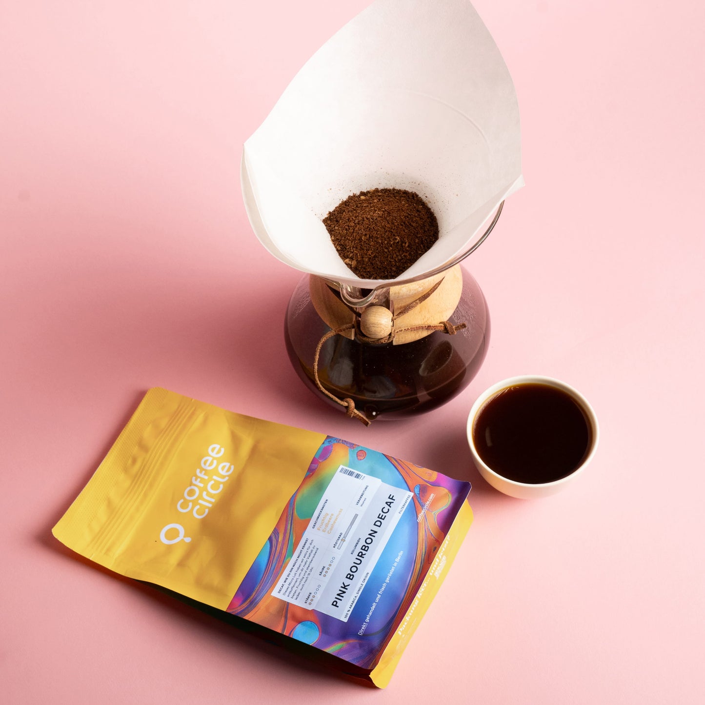 Pink Bourbon Decaf Kaffee