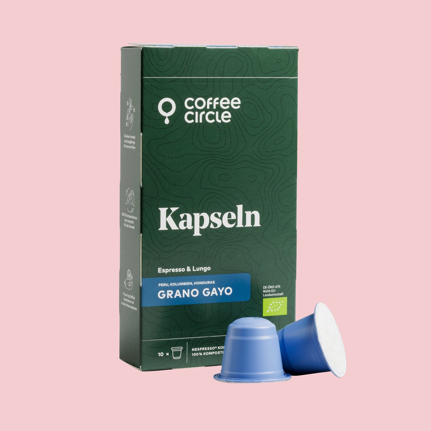Kaffeekapseln Grano Gayo, bio