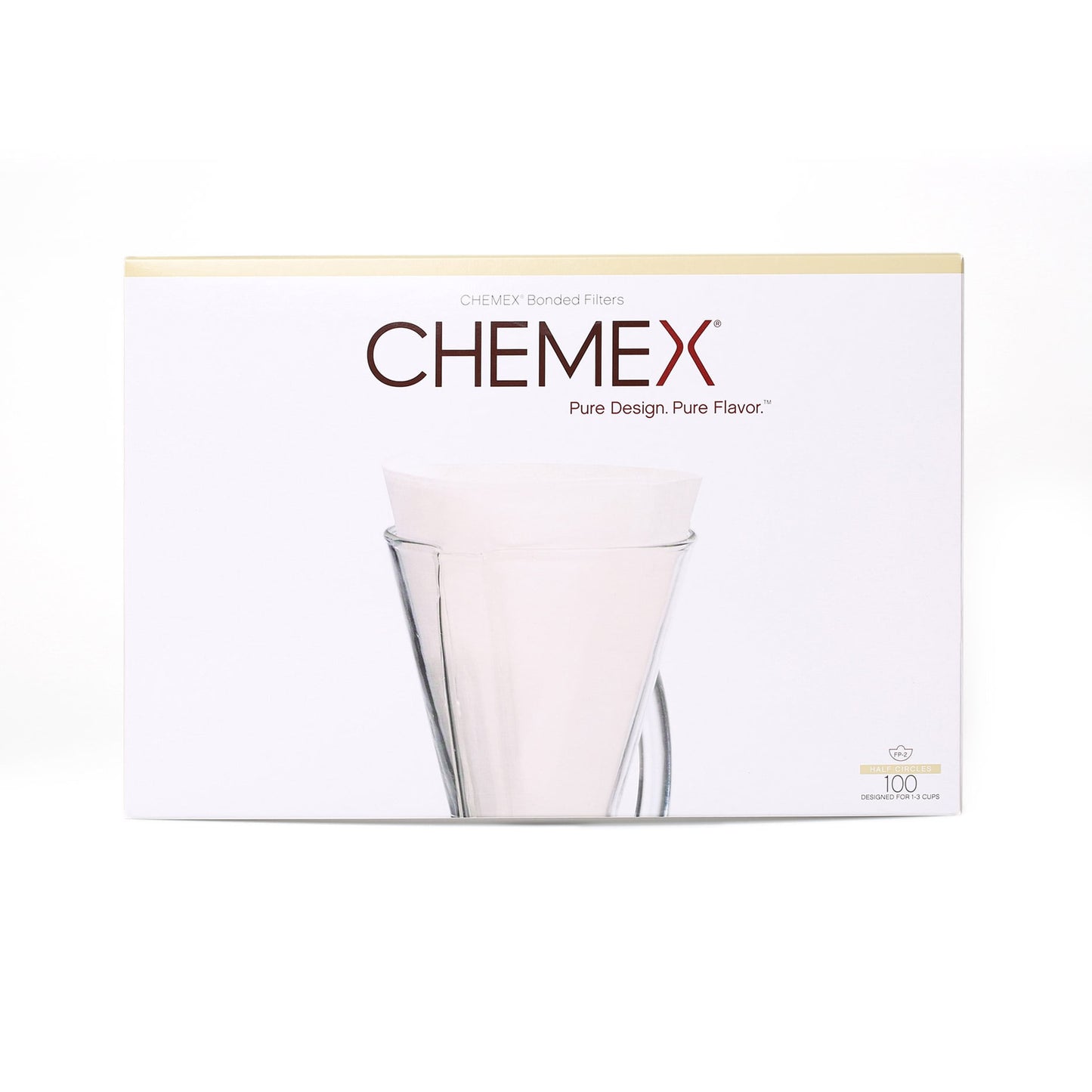 Chemex-Filter für 1 bis 3 Tassen-Karaffe passend für klaren, aromatischen Kaffee mit speziellem Filterpapier