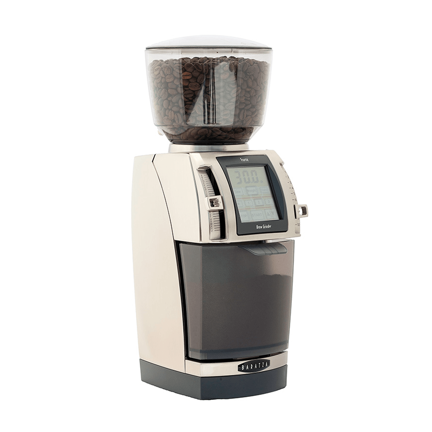 Baratza Forté Kaffeemühle mit Bohnenbehälter und digitaler Anzeige für präzises Mahlen