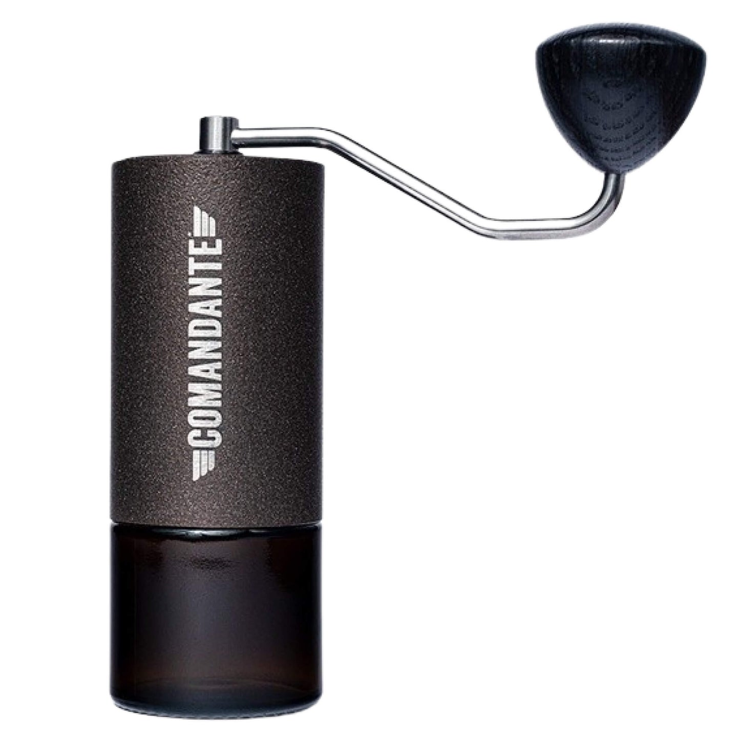 Comandante C40 MK4 Nitro Blade Kaffeemühle mit präzisem Mahlwerk und leichtem Kurbelgriff in Schwarz