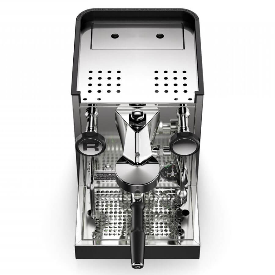 Rocket Appartamento TCA Espressomaschine in edlem Design mit neuer Brühgruppe und Zweikreis-System.