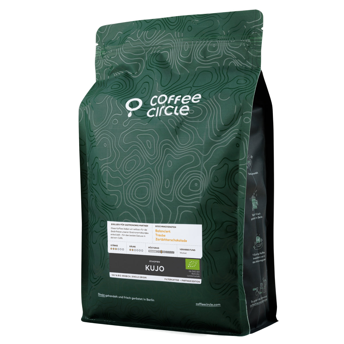 Kujo Kaffee, bio - exklusive Bio-Kaffeebohnen für besten Genuss in der Gastronomie und Café.