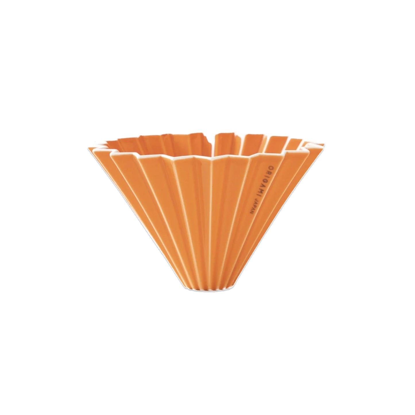 Origami Handfilter Dripper Set in Orange aus hochwertigem Porzellan für aromatischen Filterkaffee