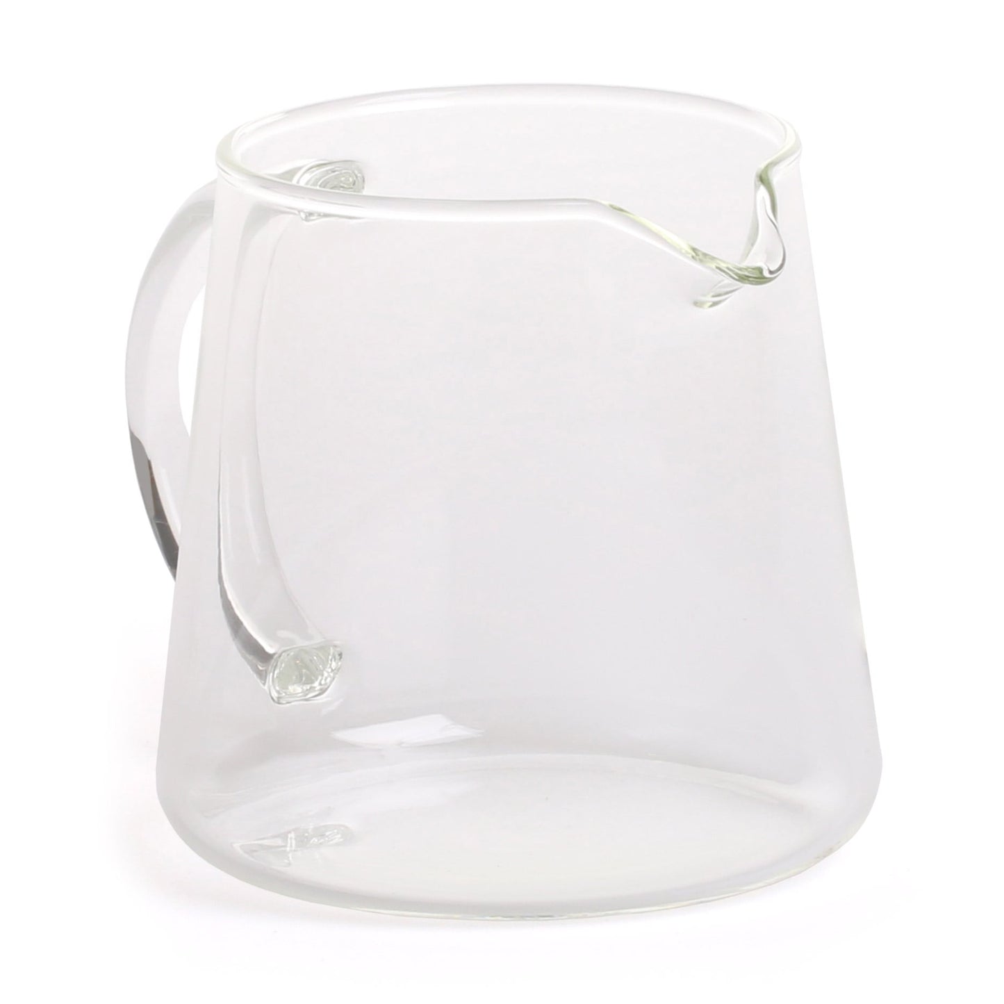 Trendglas Jena Milch- & Kaffeekännchen aus Glas mit tropffreiem Ausgießer und 500 ml Fassungsvermögen.