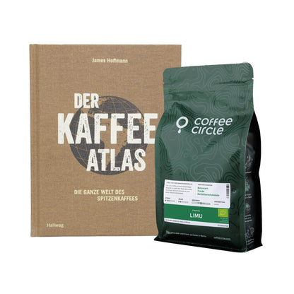 Coffee atlas & coffee in a set