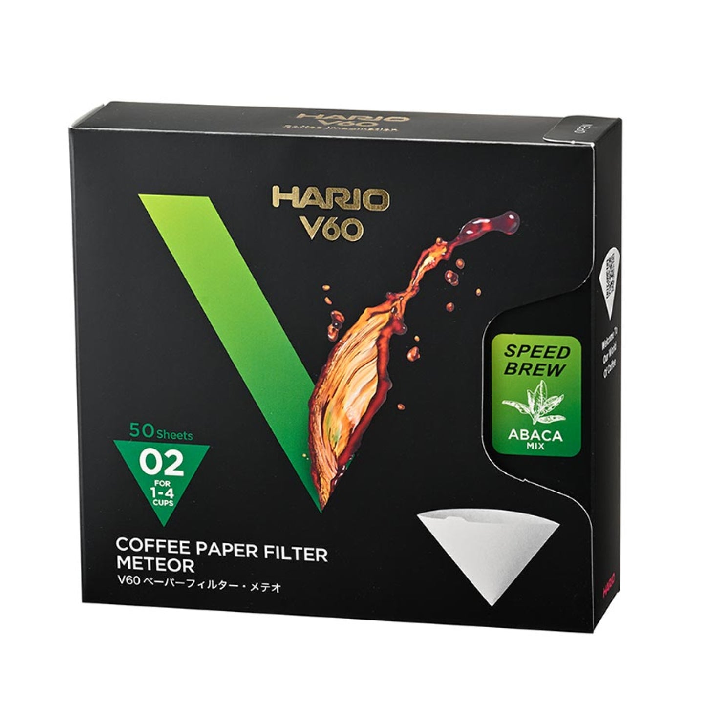 V60 Meteor Paper Filters – Pack of 50