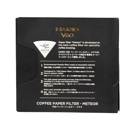 V60 Meteor Paper Filters – Pack of 50