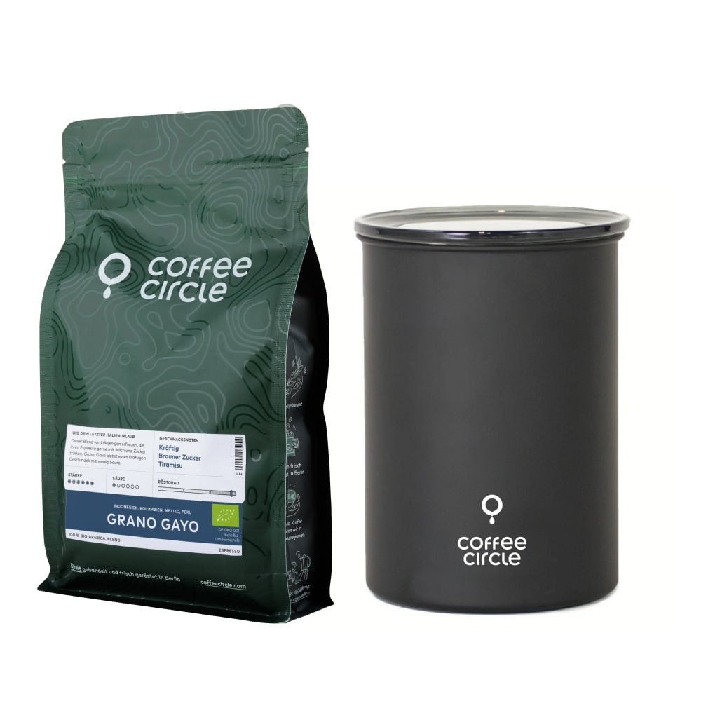 Kaffeedose & Kaffee im Set