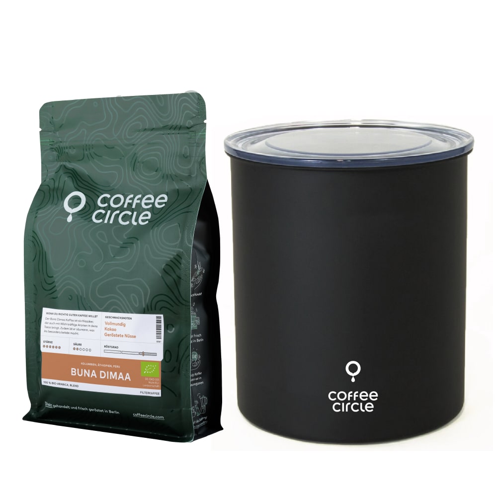 Kaffeedose & Kaffee im Set