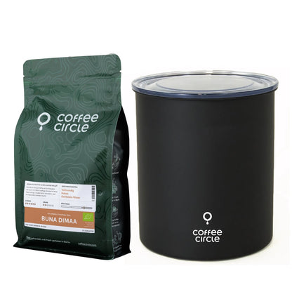 Kaffeedose & Kaffee im Set