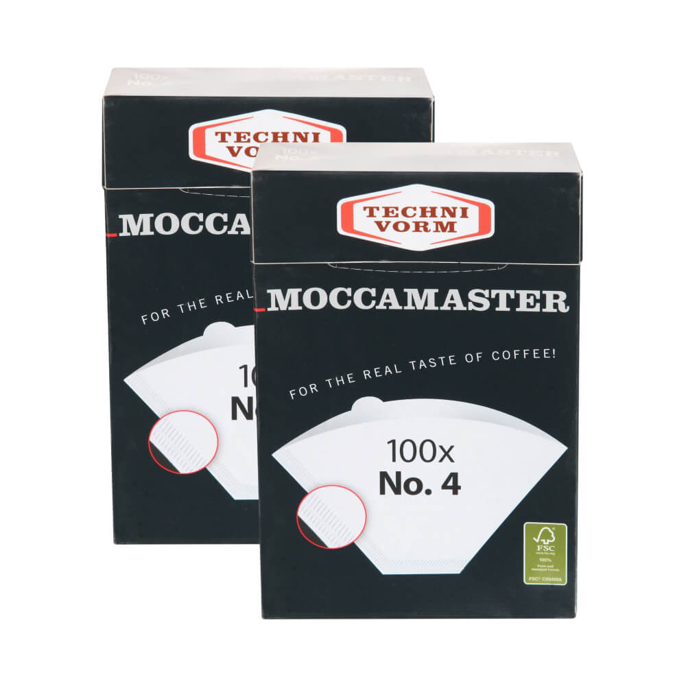 Moccamaster paper filter no. 4 white - 200 pieces