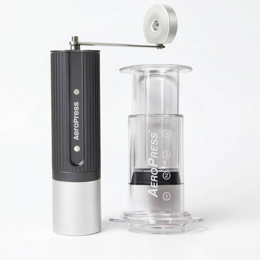 AeroPress Coffee Maker & Grinder Set