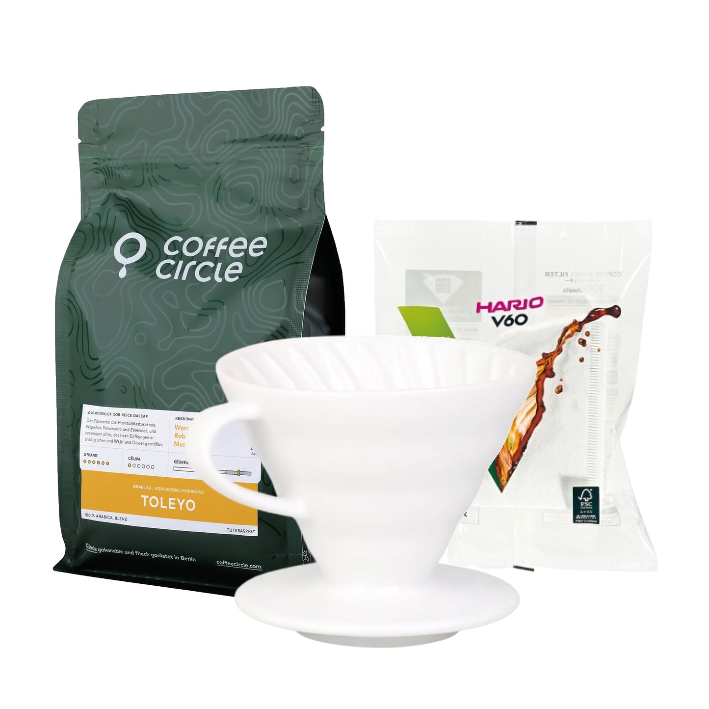 Hario v60 & Coffee in a set