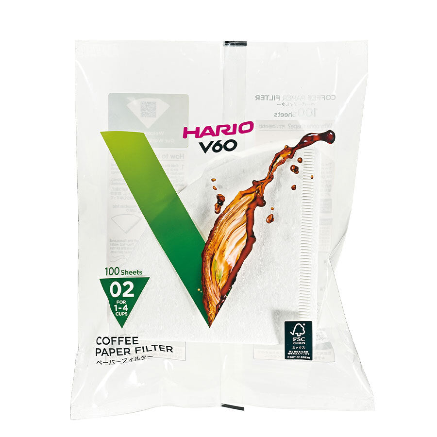 Hario Paper Filters for V60 - 100 pack