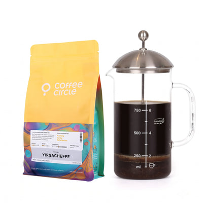 French Press & Coffee Set