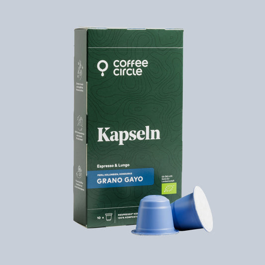 Kaffeekapseln Grano Gayo, bio