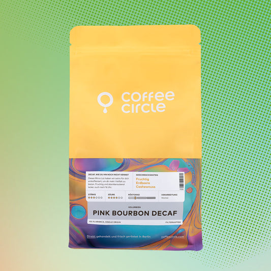 Pink Bourbon Decaf Kaffee