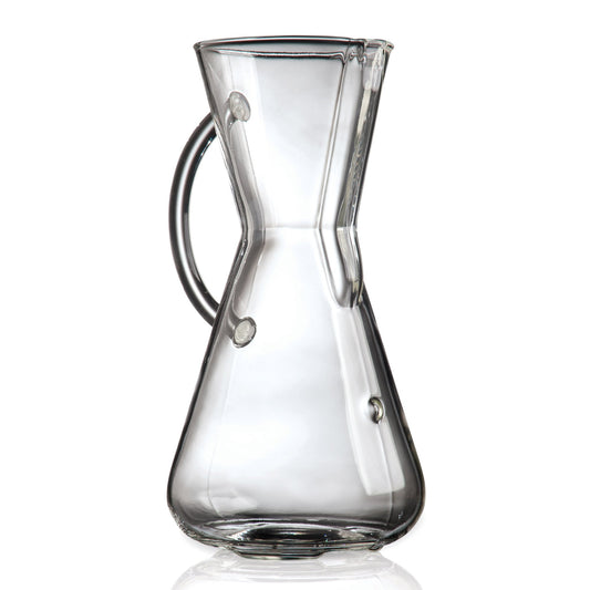 MCQ Chemex Coffee Carafe | with glass handle | for 1 to 3 cups (12 pieces)
