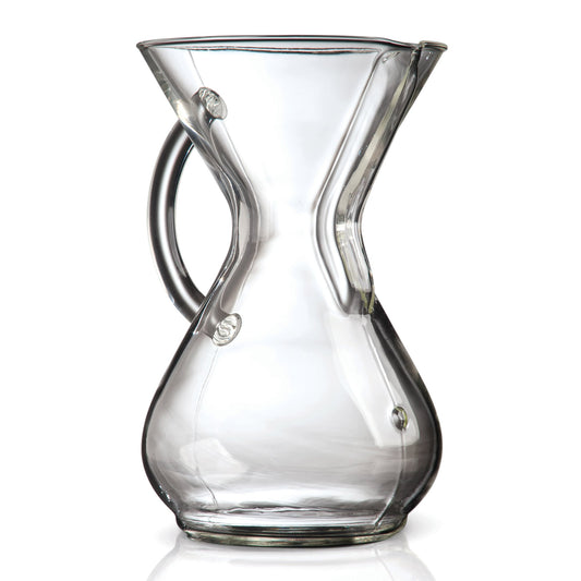 MCQ Chemex Coffee Carafe | with glass handle | for up to 6 cups (6 pieces)
