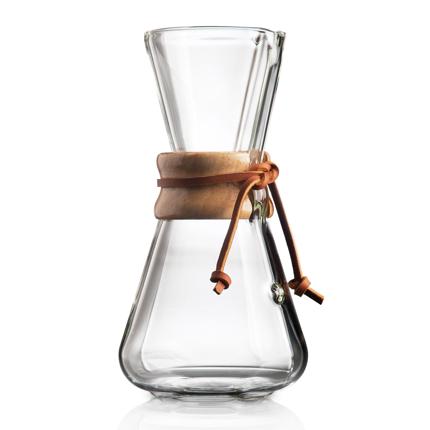 Hand-blown Chemex coffee carafe