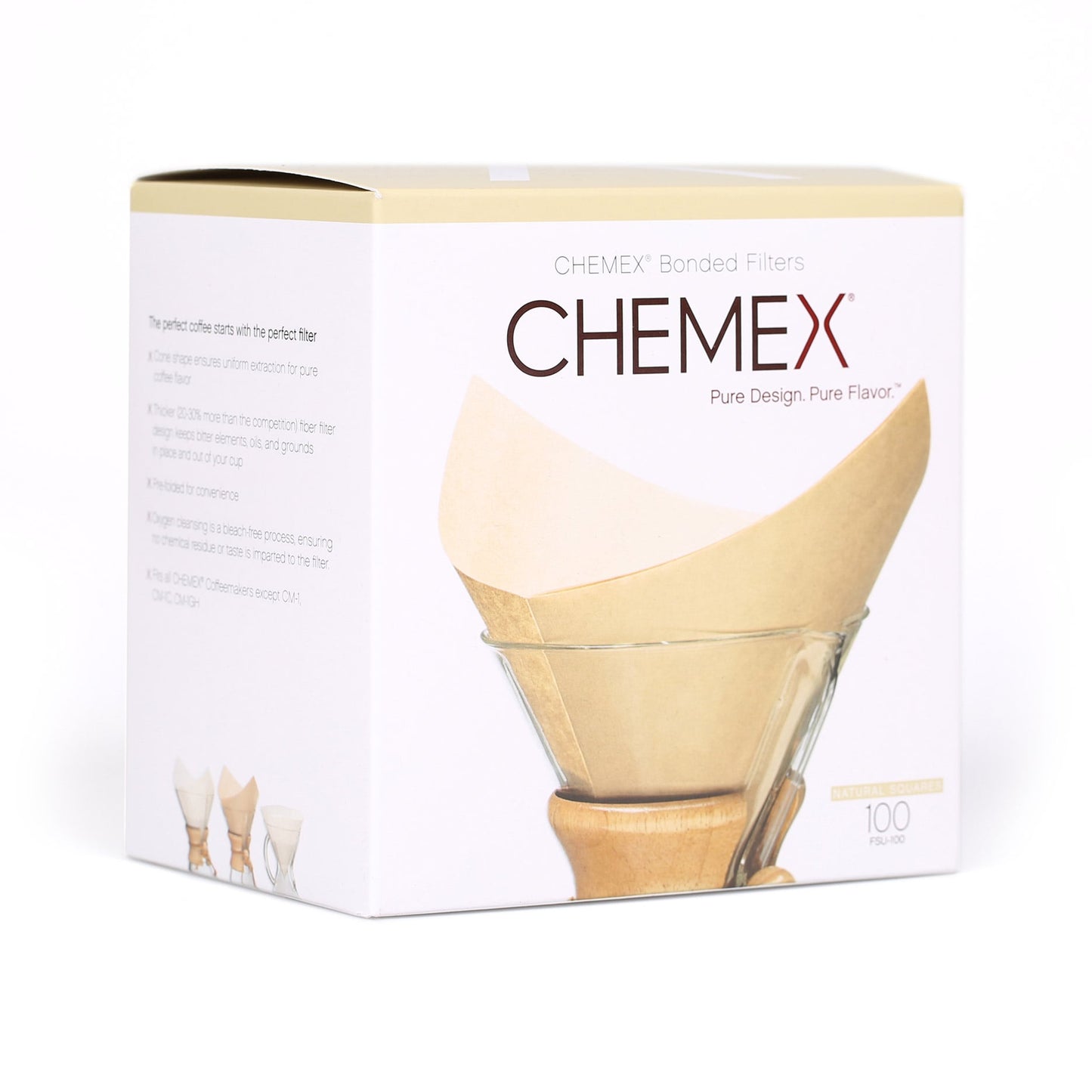 Chemex filter for 6, 8 and 10 cup carafe