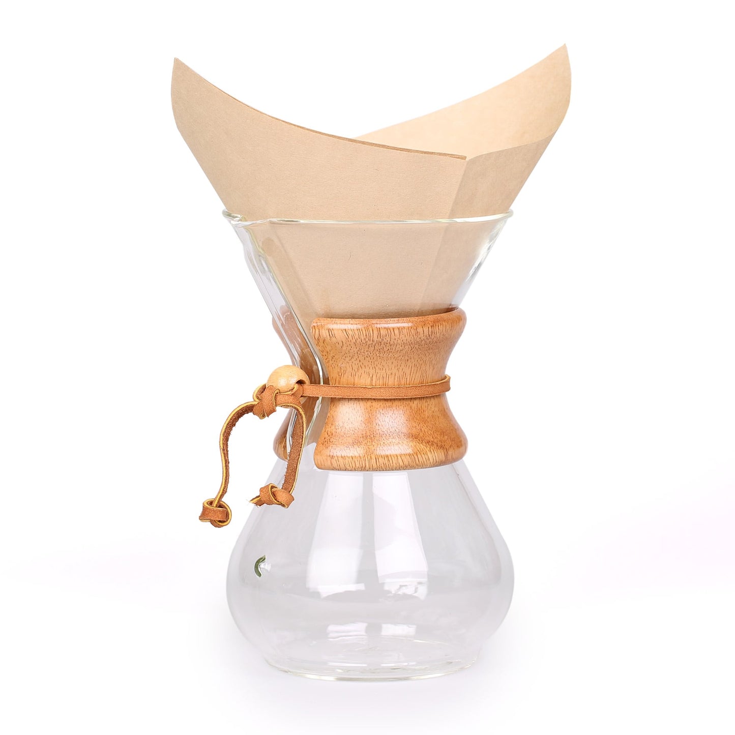 MCQ Chemex filter for 6, 8 and 10 cup carafe | square | natural (12 pieces)