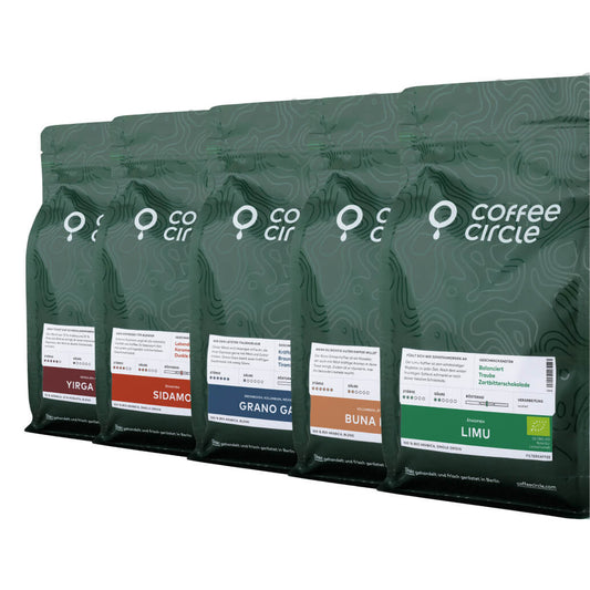 Tasting sets - Espresso, filter coffee & for fully automatic machines
